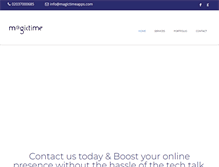 Tablet Screenshot of magictimeapps.com
